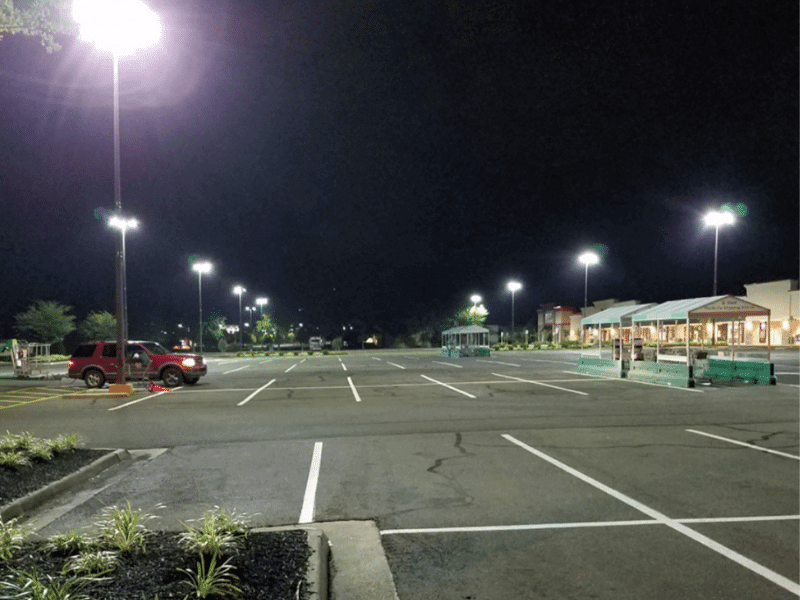 Used parking lot light store pole for sale